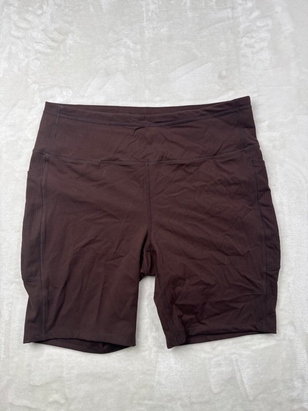 Mondetta Womens Brown Athletic Performance Shorts Size XL